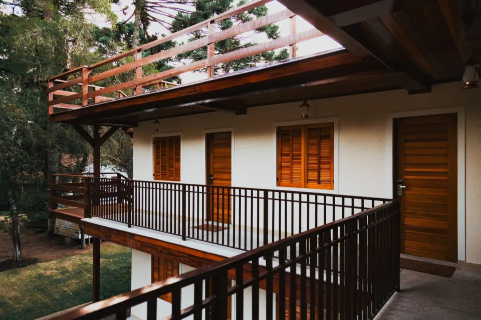 Ngõ vào nhà nghỉ